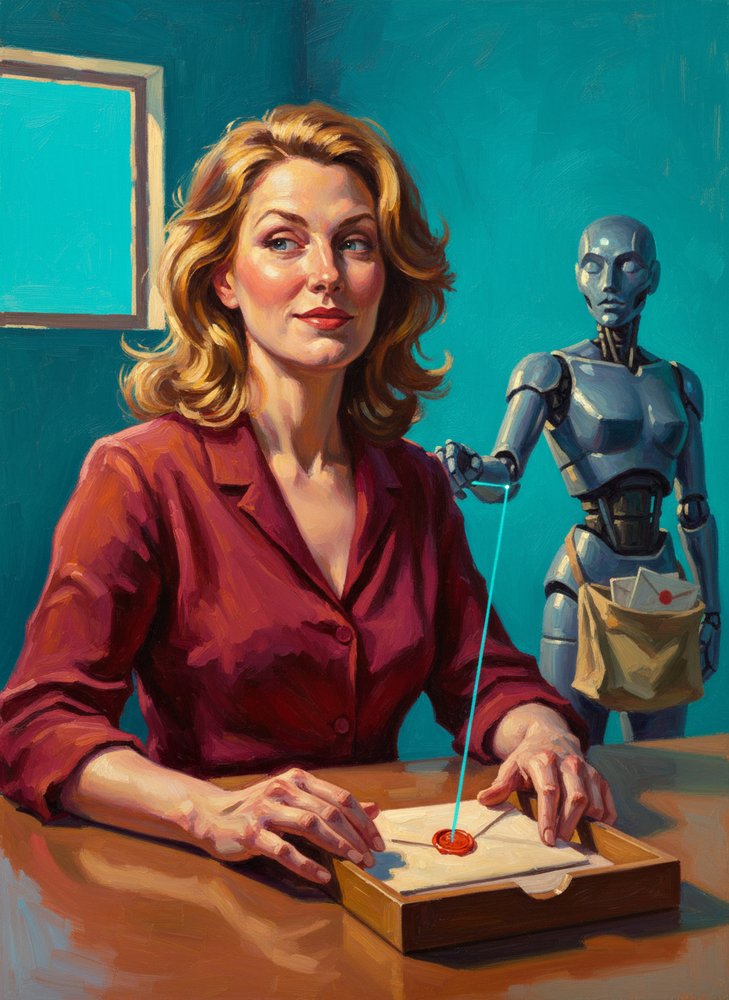 The Last Human Reader: How AI Became Your First Audience · illustration